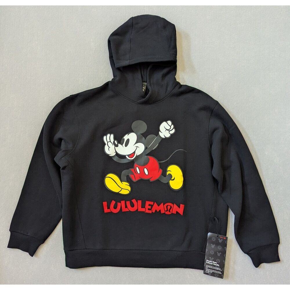 NWT lululemon x Disney Steady State Pullover Hoodie Black Size M